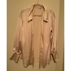 Asos Satin Button Up Blouse